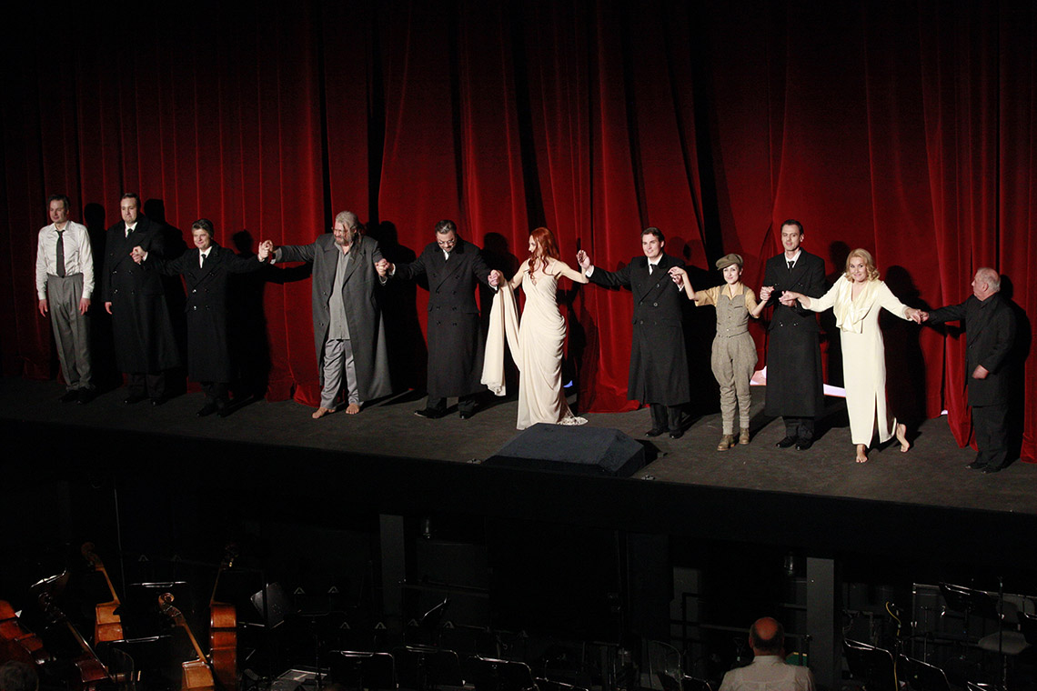 Applausfoto der Premiere »Tannhäuser« in der Staatsoper Berlin. Foto: Thomas Bartilla.