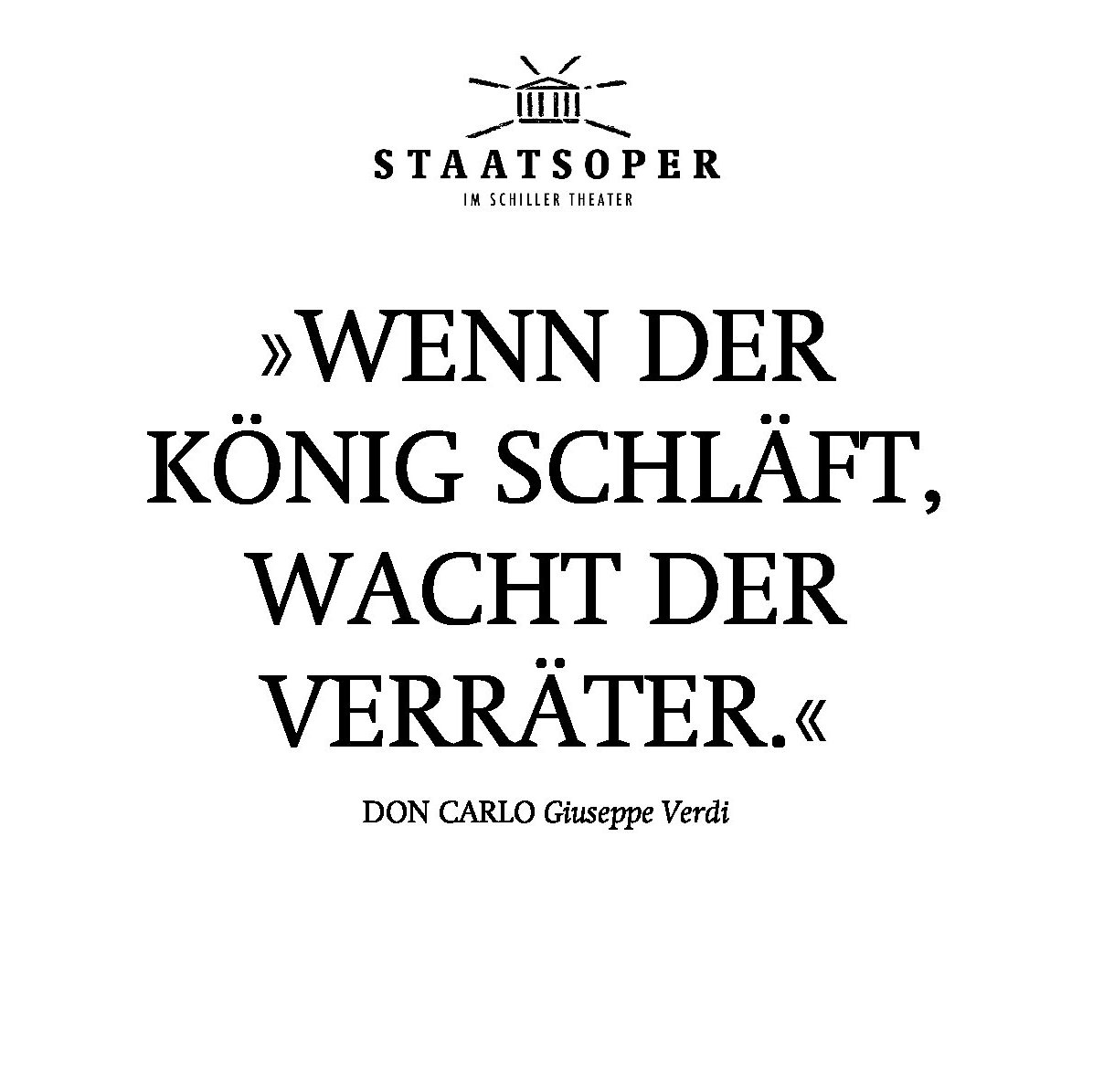 Don Carlo in der Staatsoper Berlin