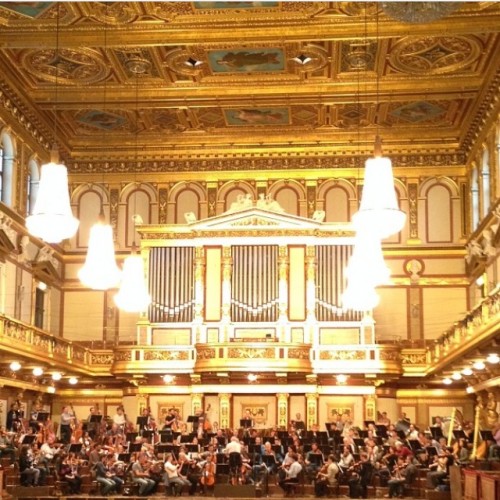 Staatskapelle Berlin probt im Musikverein Wien