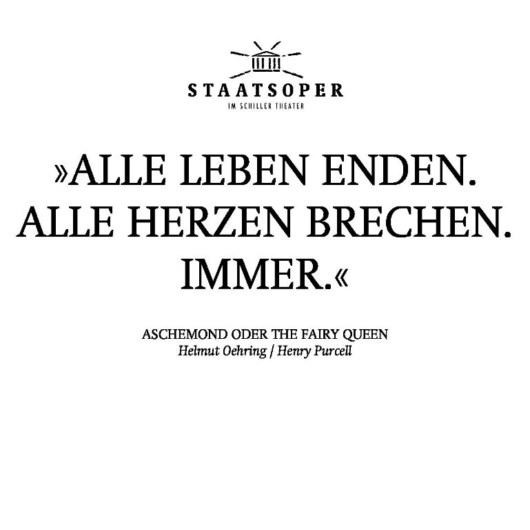 AscheMOND oder The Fairy Queen