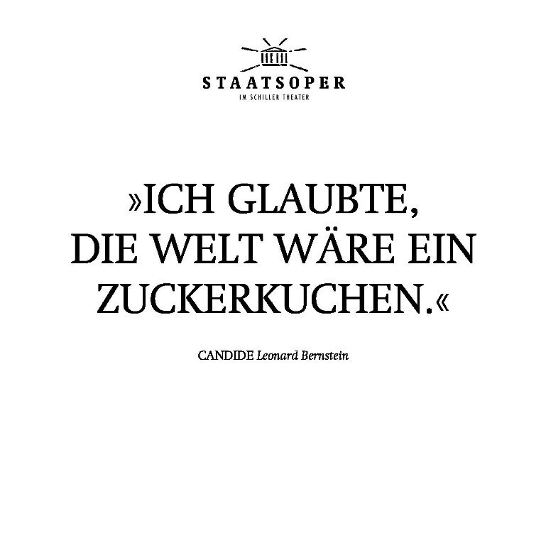 Staatsoper Berlin - Candide