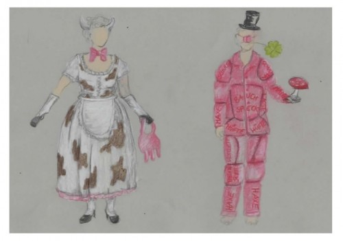 Figurinen Hans im Glück. Illustration: Georg & Paul