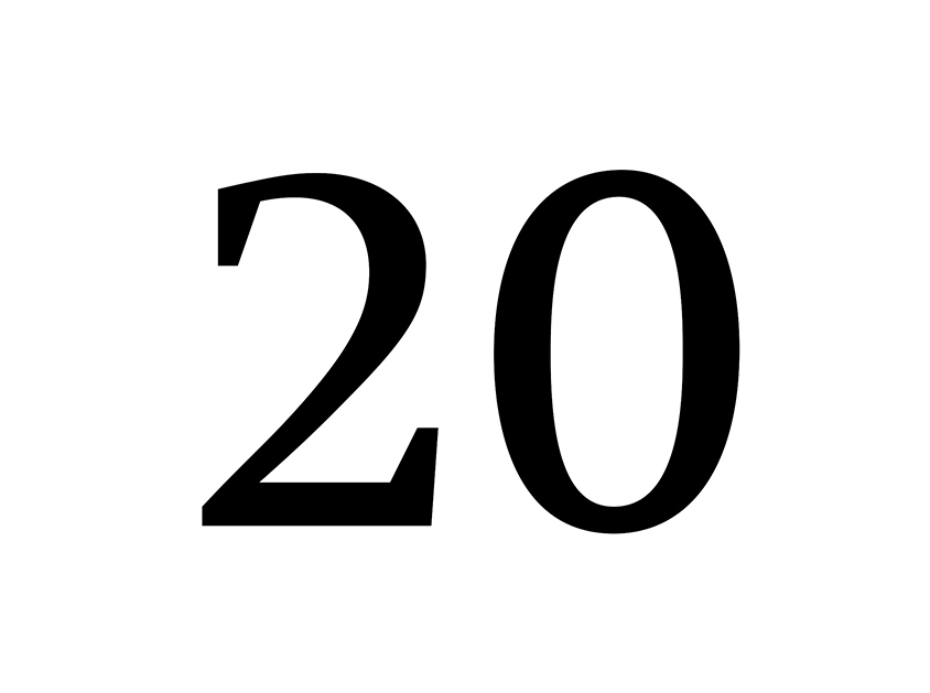 Die Staatsoper in Zahlen - 20