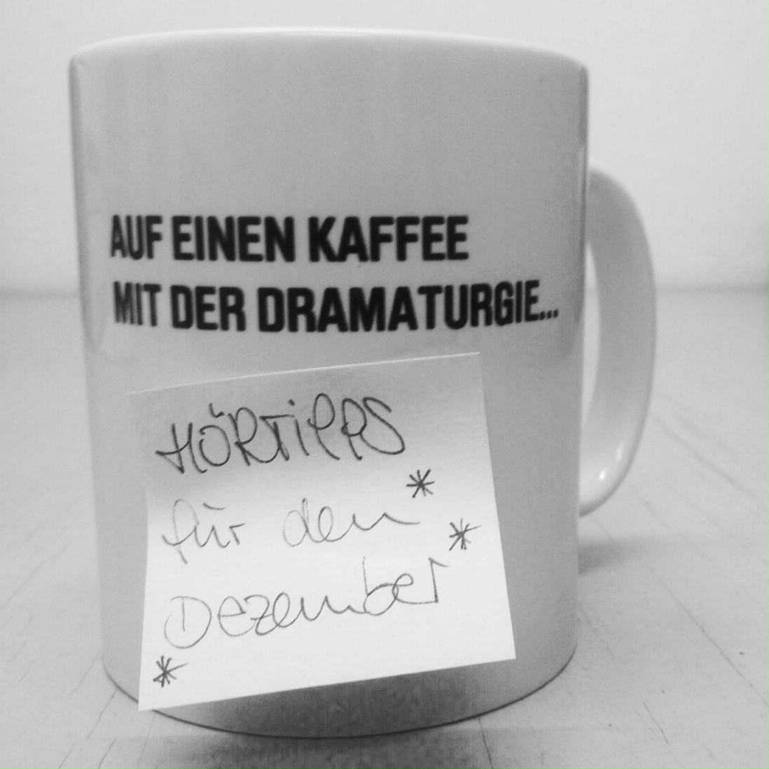Auf einen Kaffee mit der Dramaturgie - Hörtipps für den Dezember