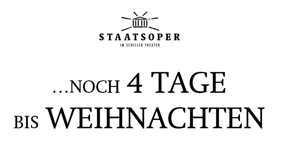 Noch 4 Tage bis Weihnachten