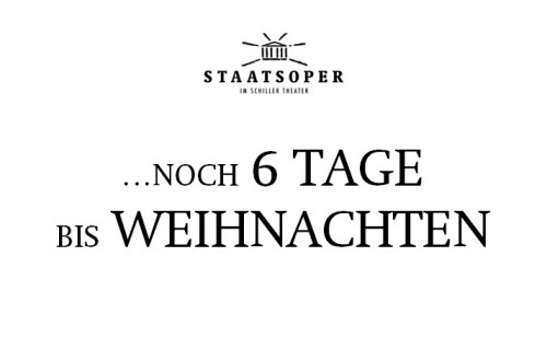 Noch 6 Tage bis Weihnachten