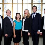 So fing alles an: Stephen Chambers, Jonathan Winell, Sónia Grané, Annika Schlicht, Grigoy Shkarupa und Maximilian Krummen 2013 bei der Vorstellung im Haus