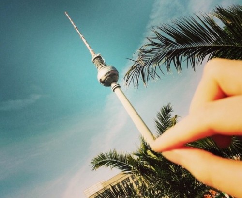 Der Fernsehturm als Taktstock