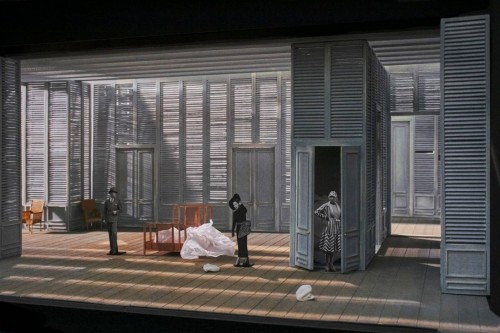 Le nozze di Figaro - Bühnenbildmodell von Magdalena Gut