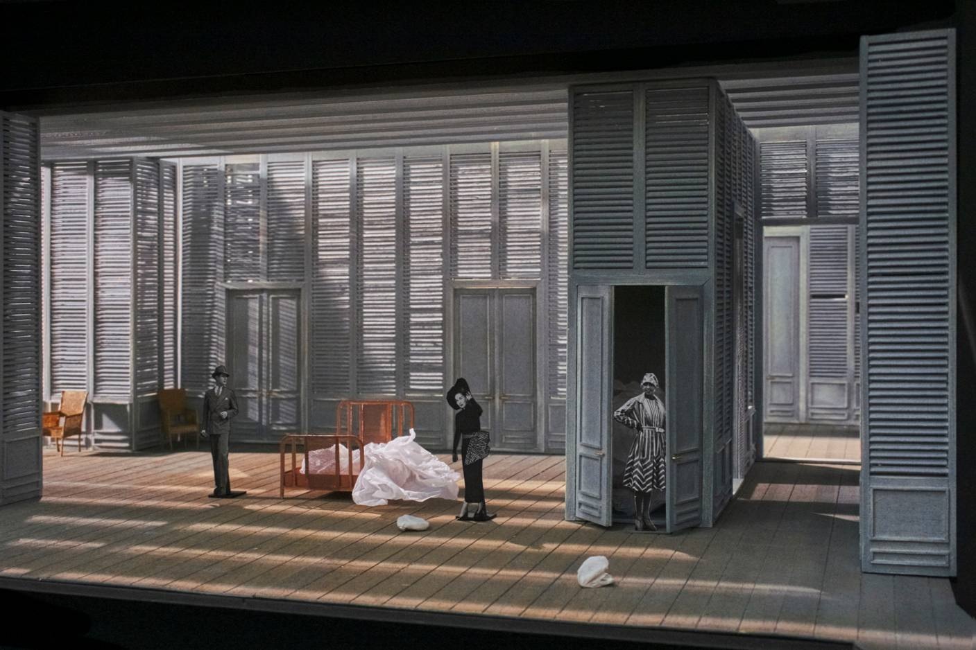 Le nozze di Figaro - Bühnenbildmodell von Magdalena Gut