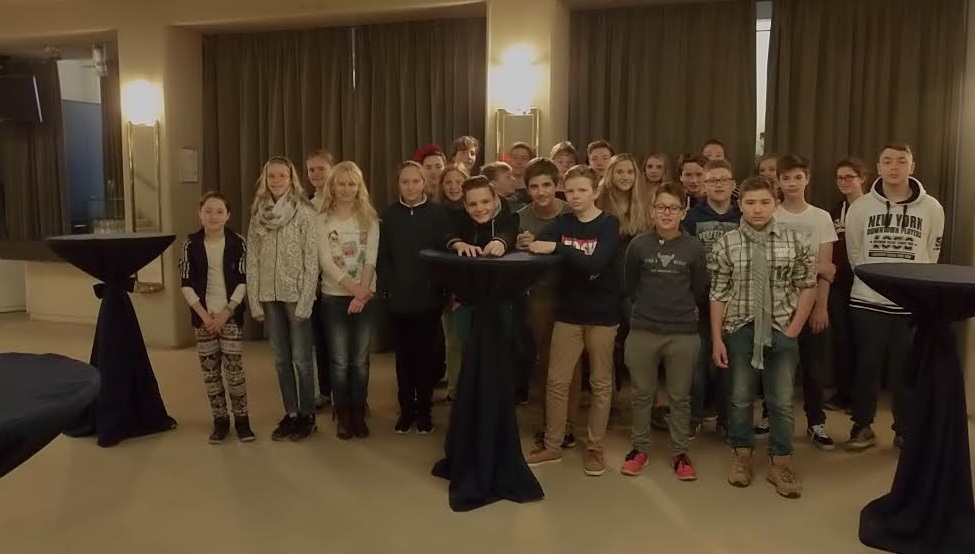 Klasse 8-4 des Friedrich-Wilhelm-Gymnasiums Königs Wusterhausen