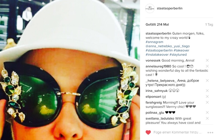 Instagram Takeover - Anna Netrebko