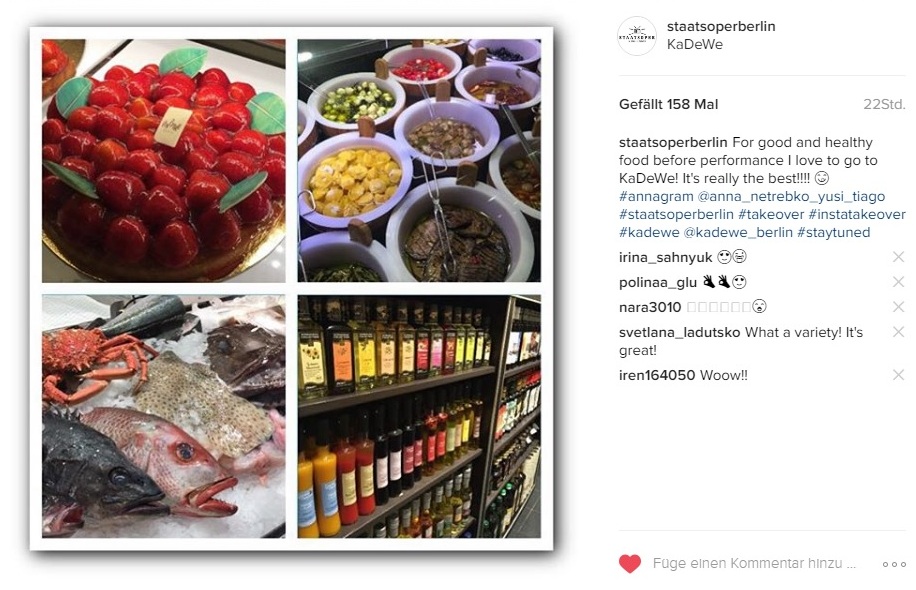 Instagram Takeover - Anna Netrebko