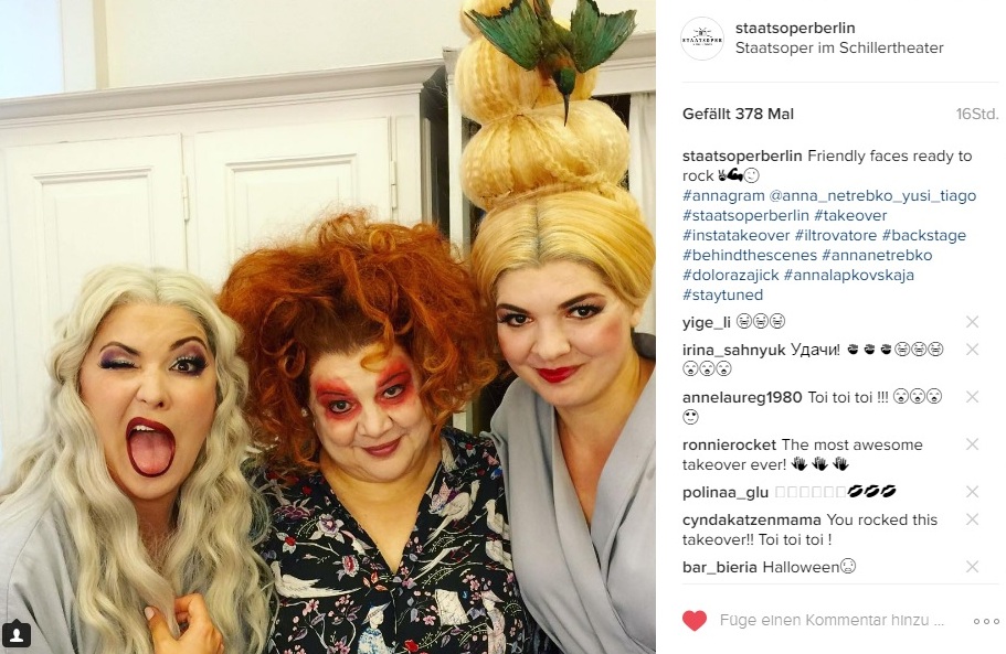 Instagram Takeover - Anna Netrebko