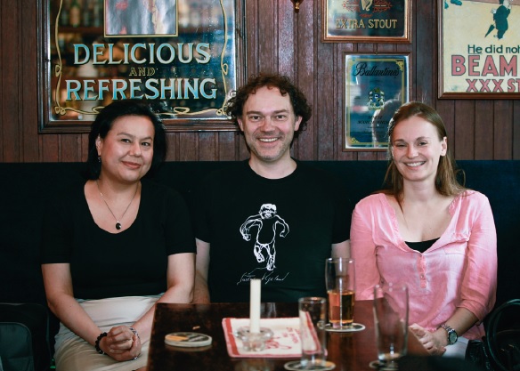 Ileana Booch-Gunescu, Christoph Lauer und Barbara Glücksmann