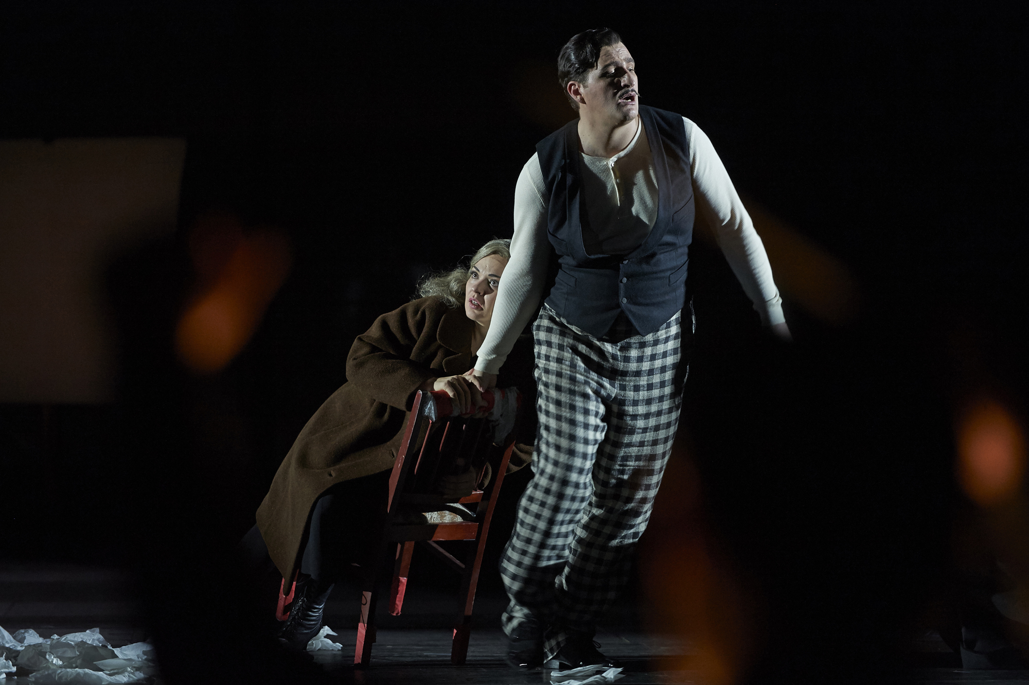 Riccardo Massi als Renato Des Grieux in »Manon Lescaut« © Matthias Baus
