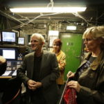 Lieblingsplatz im Schiller Theater: das Inspizientenpult